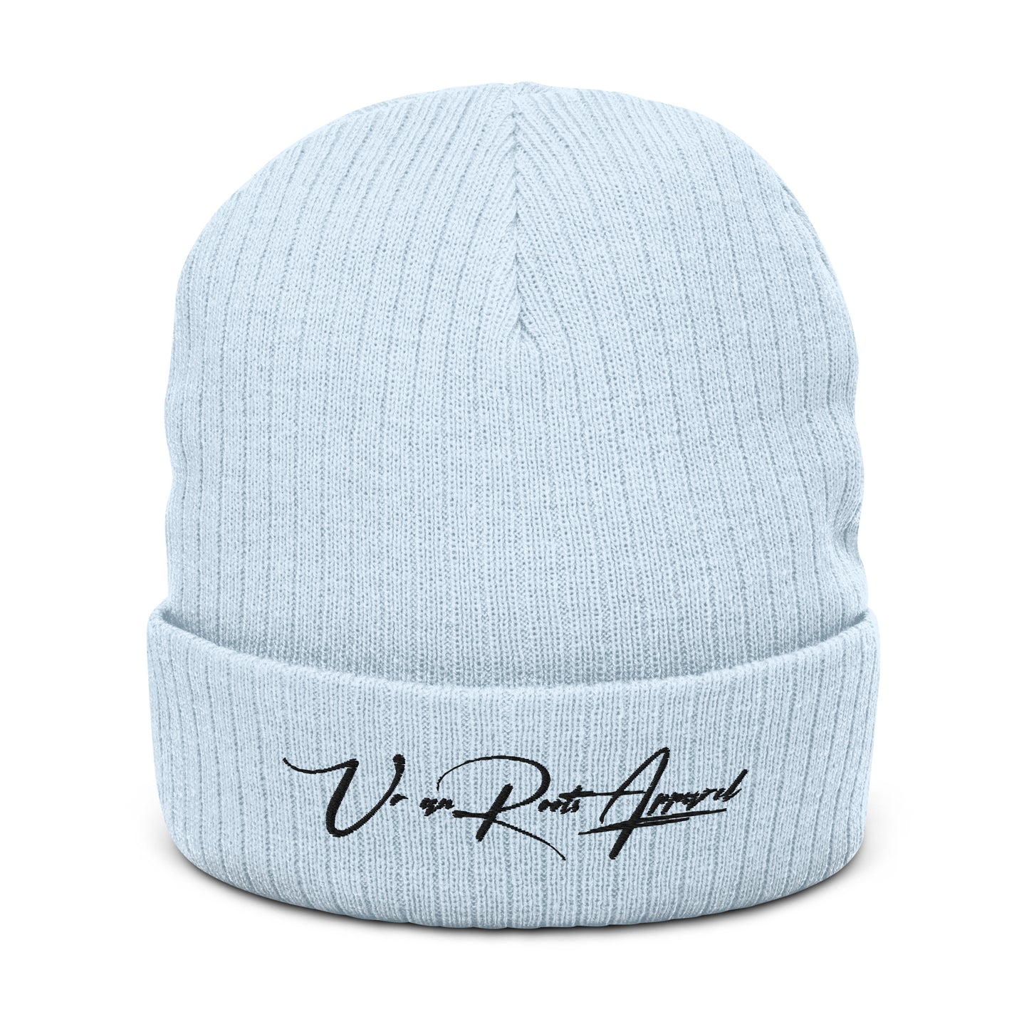 Ribbed knit beanie