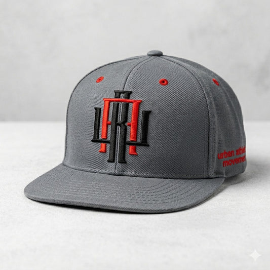 Urban Roots - Grey (Black/Orange) Snapback