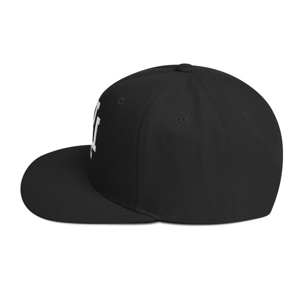 Balck/White Snapback Hat