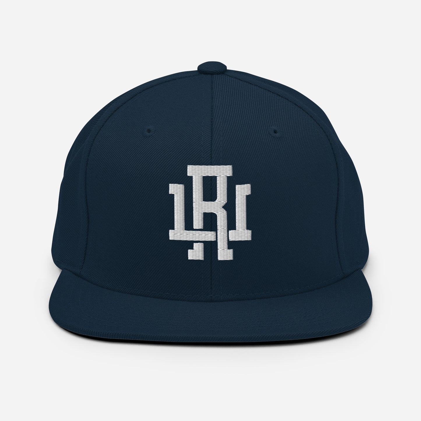 Navy/White Snapback Hat