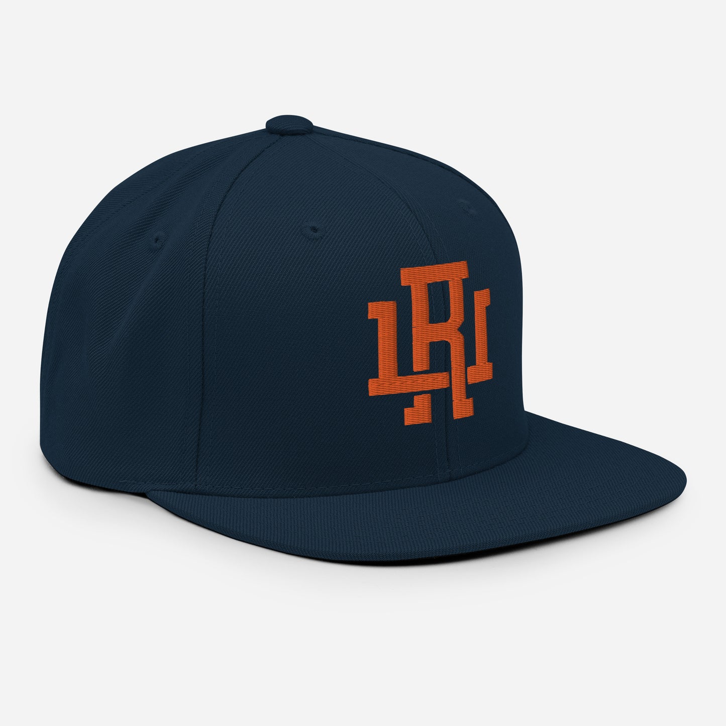Navy/Orange Snapback Hat