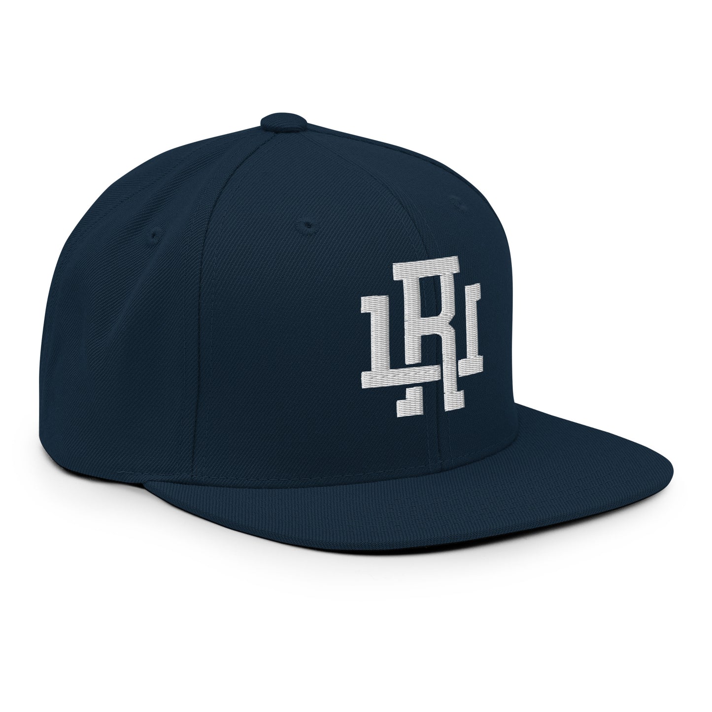 Navy/White Snapback Hat