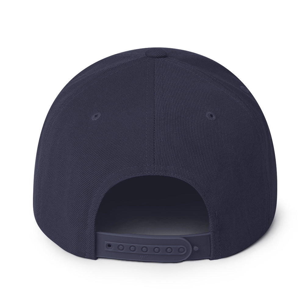 Dark Navy/Yellow Snapback Hat