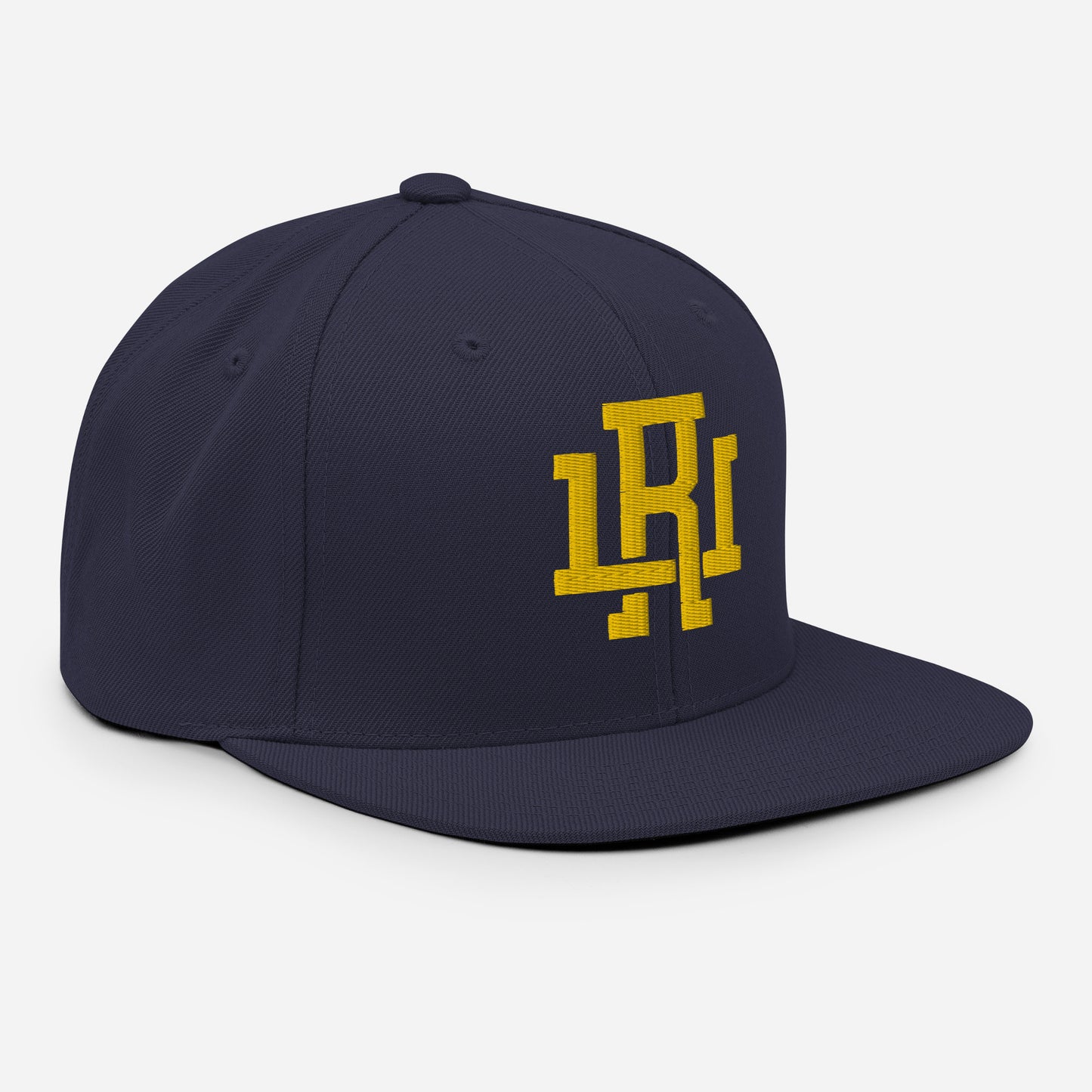Dark Navy/Yellow Snapback Hat