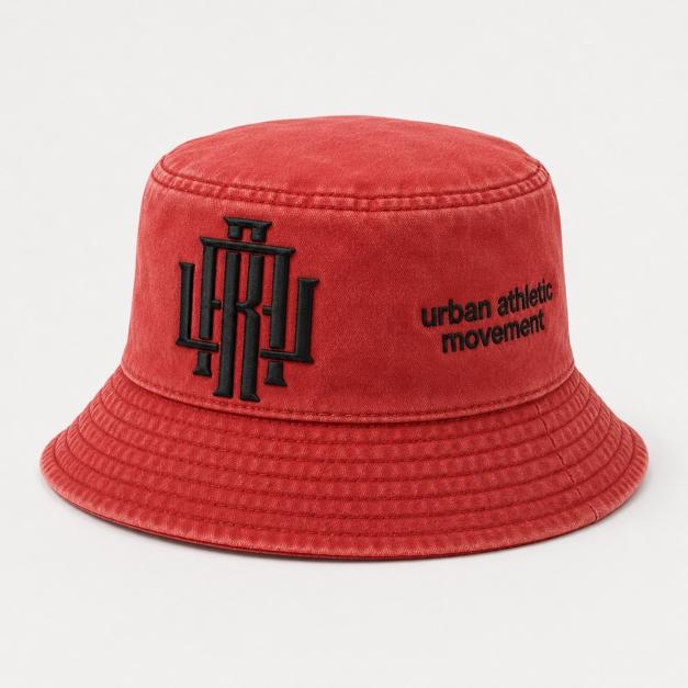 Urban Roots (Black/Red) Bucket Hat