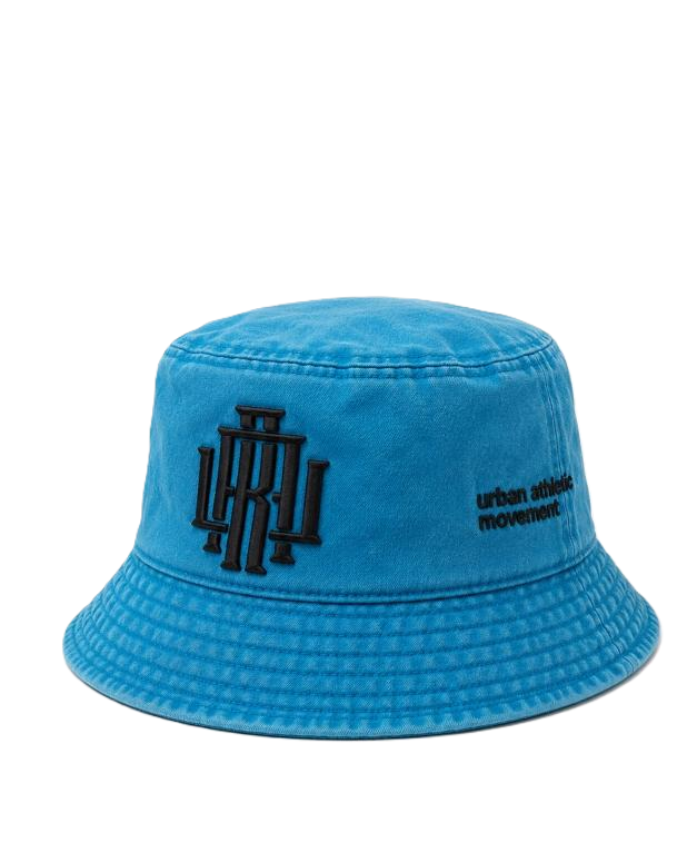 Urban Roots (Black/Light Blue) Bucket Hat