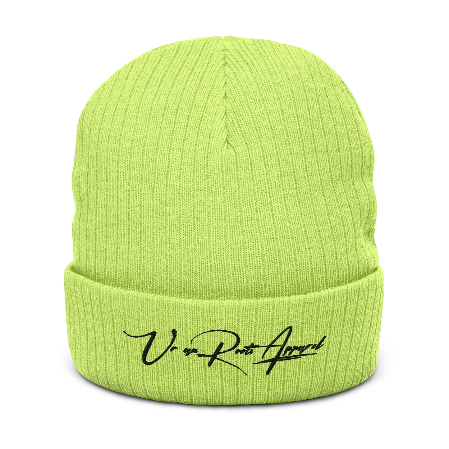 Ribbed knit beanie